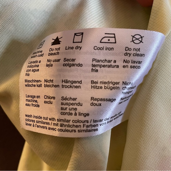 Esprit Yellow Spaghetti Strap Tank Top Flowy Flower Blouse Used - Picture 11 of 12